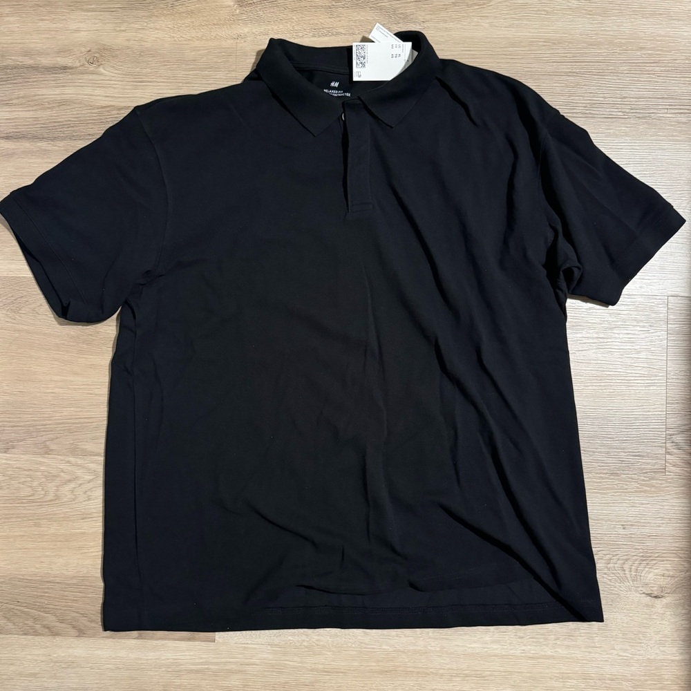 H&M Men’s Relaxed Fit Piqué Polo Shirt